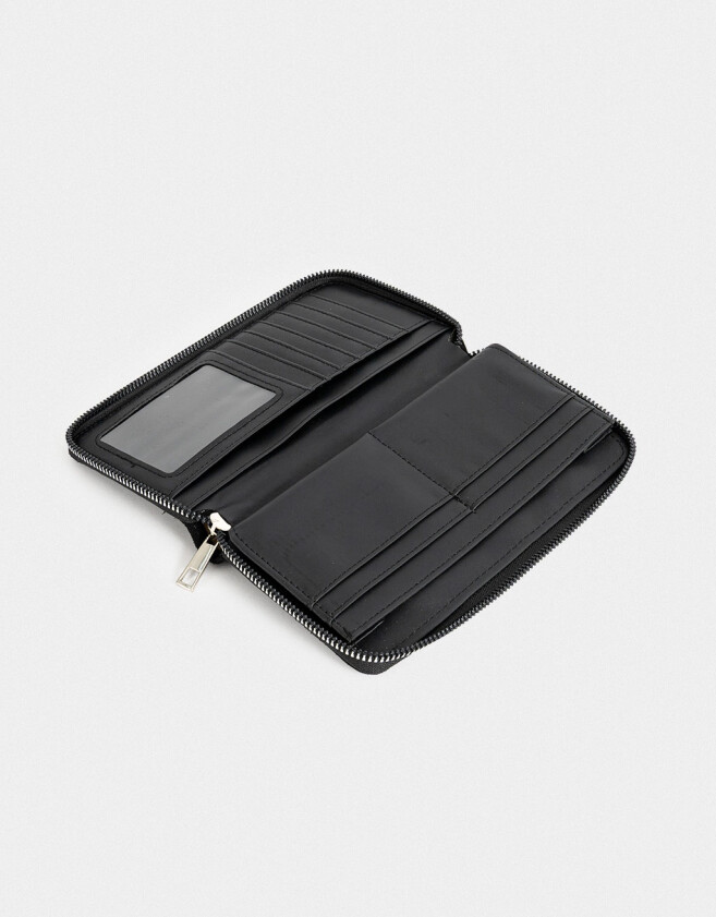 Ficheros Billetera Fichero Suede - Negro