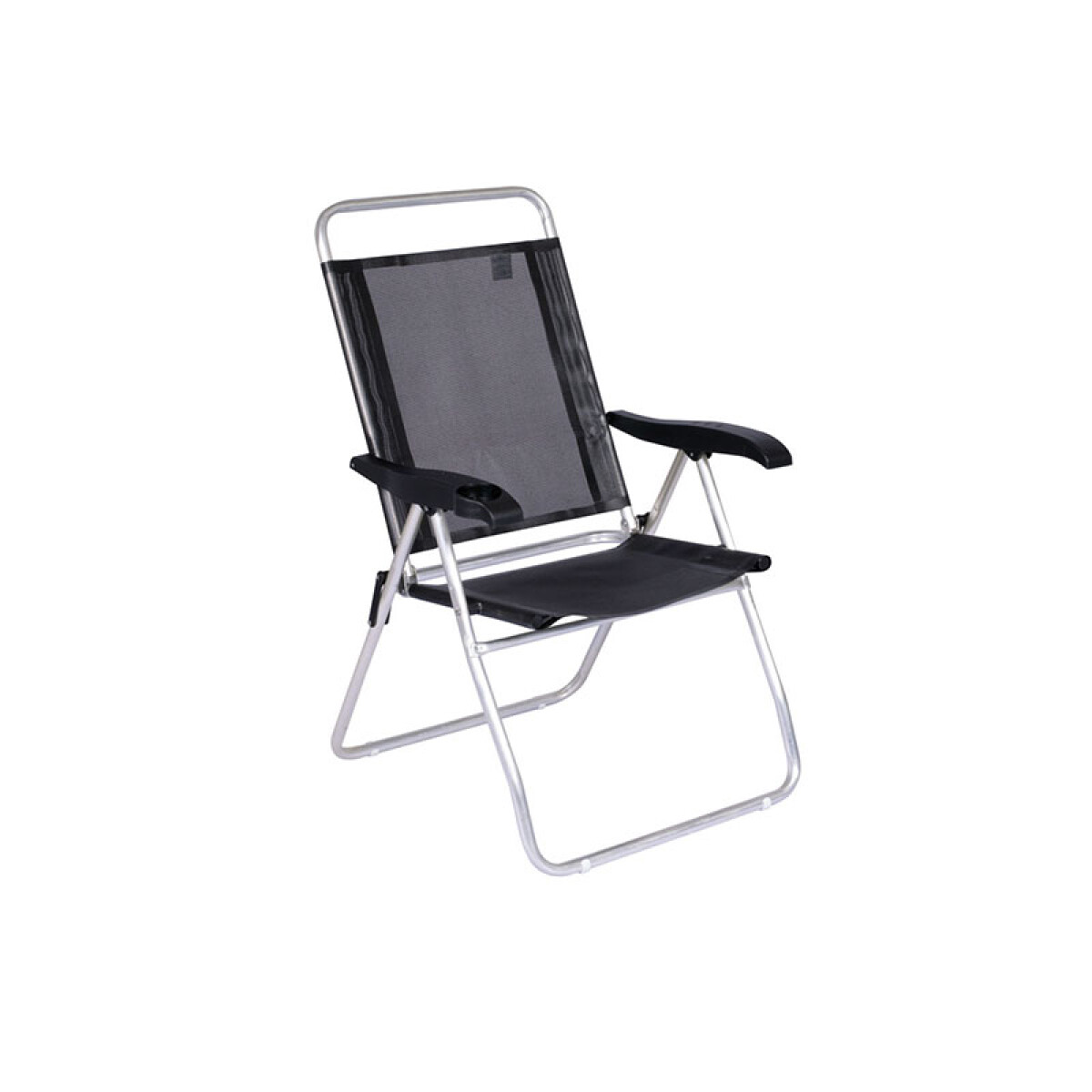 Silla MOR Aluminio SANNET Boreal 4 Posiciones - Negro 