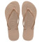 Sandalias de Mujer Havaianas Havaiana SLIM Beige Arena - Dorado