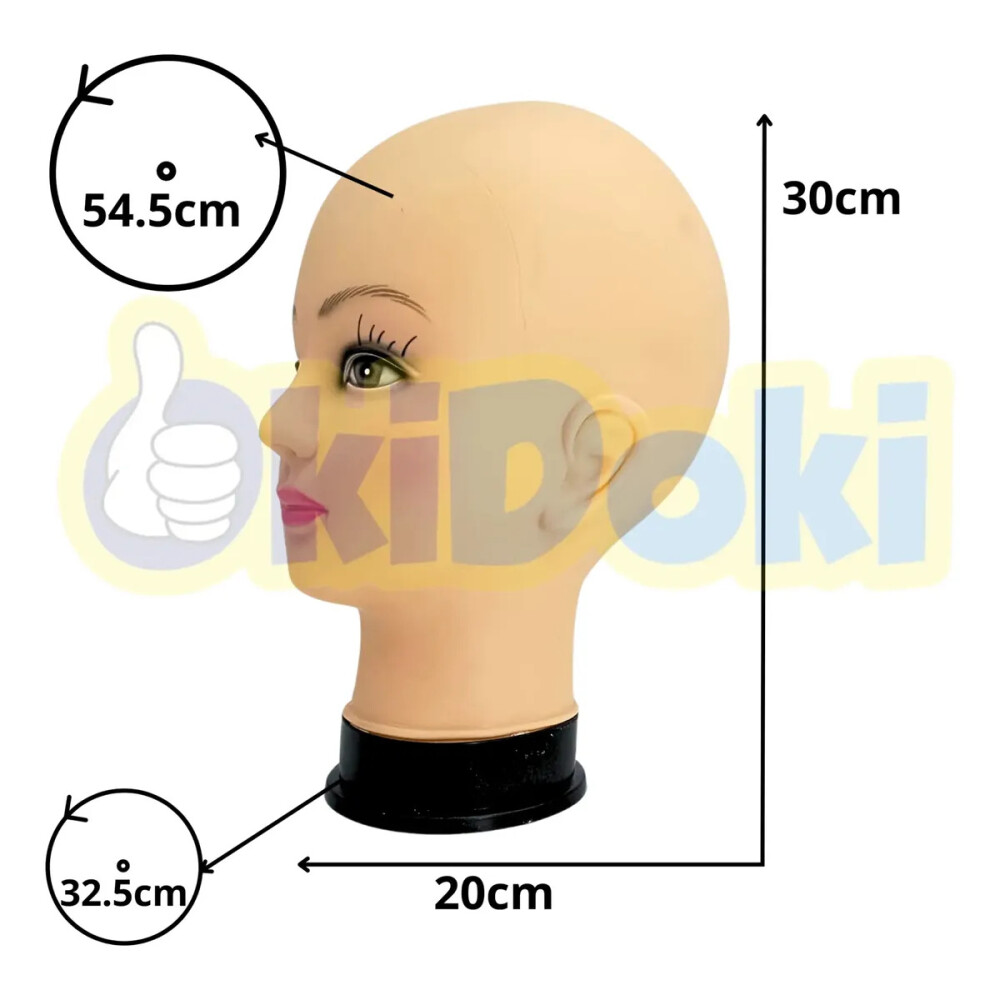 Cabeza De Maniquí, Exibicón Pelucas / gorras / lentes Cabeza De Maniquí, Exibicón Pelucas / gorras / lentes