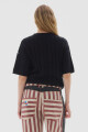 Knit T-shirt Jody Negro