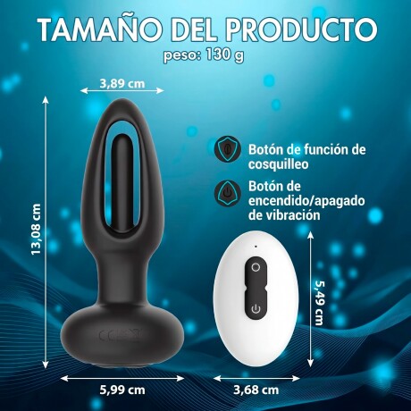 Plug Anal Vibrador con Control Austin Plug Anal Vibrador con Control Austin
