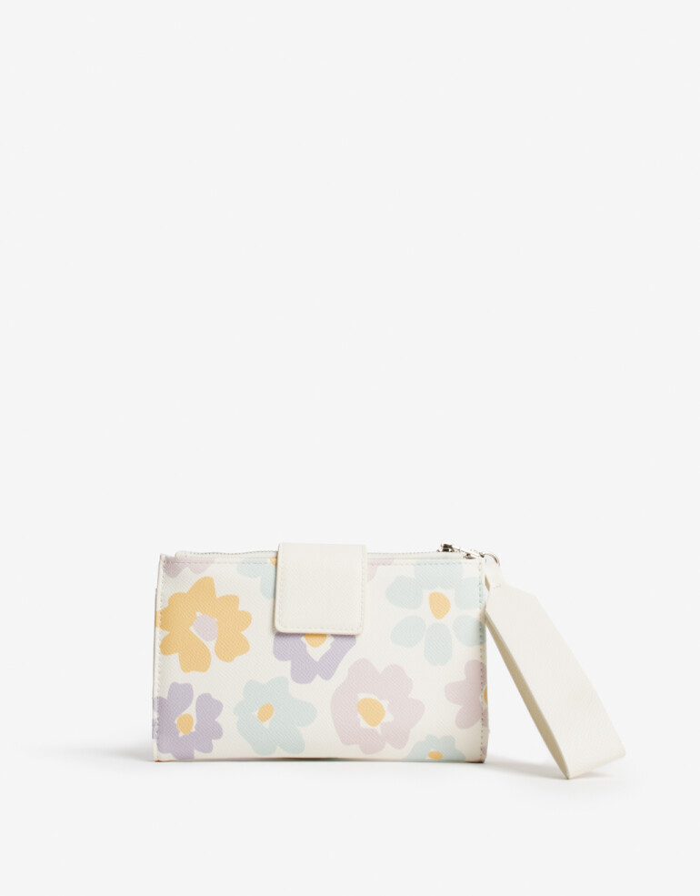 Ficheros Billetera Fichero Con Solapa - Estampado Flores