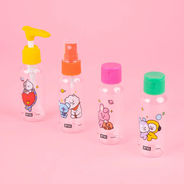 Set frascos BT21 4pcs Set frascos BT21 4pcs