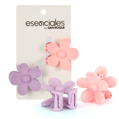 Pinza de Pelo Esenciales by San Roque Rosada y Violeta Pinza de Pelo Esenciales by San Roque Rosada y Violeta