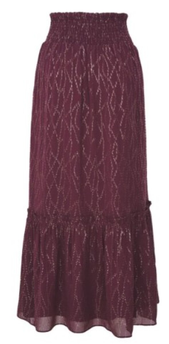 Falda Julieta - Bordeaux 