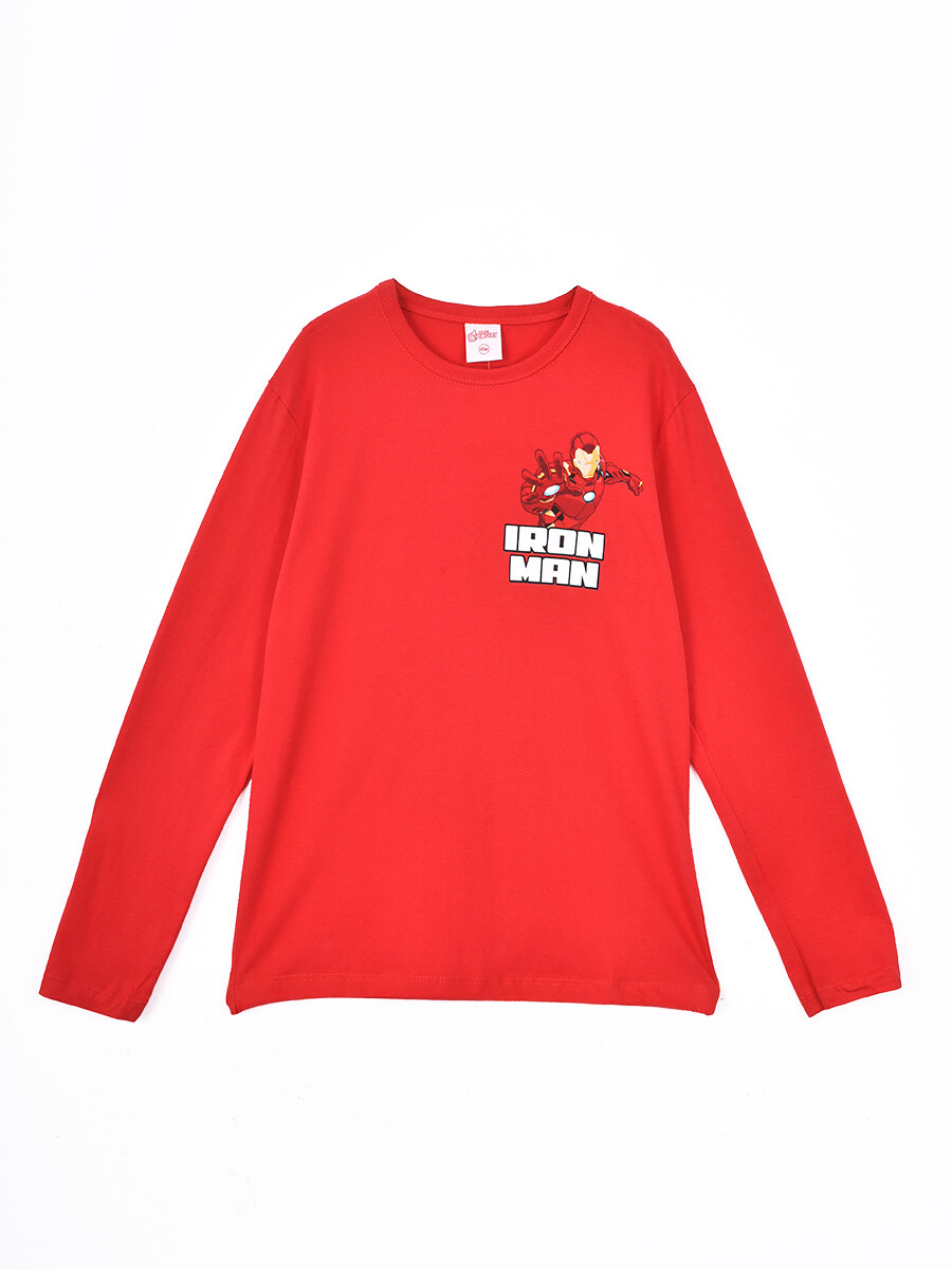 REMERA IRON MAN - ROJO 