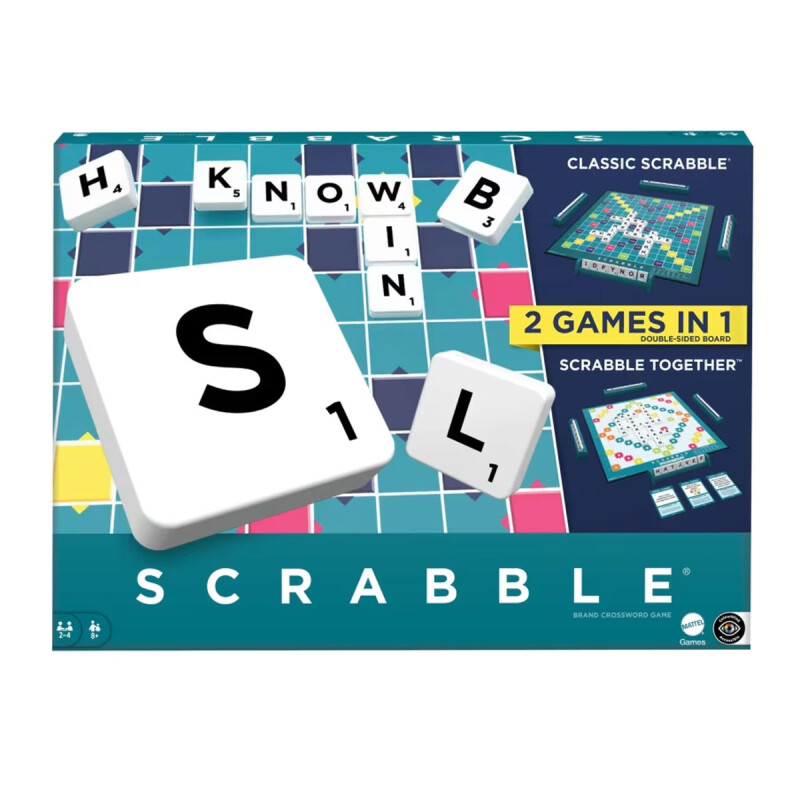 Scrabble Juego de Mesa 2 en 1 Mattel Scrabble Juego de Mesa 2 en 1 Mattel