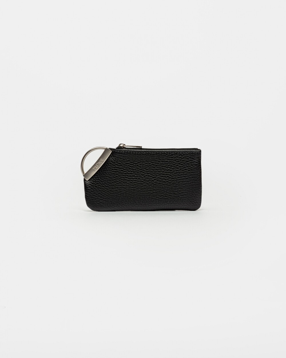 Monedero Katy En Cuero Graneado Negro