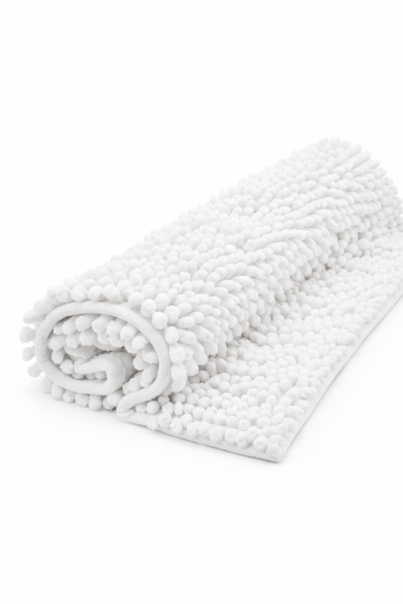 ALFOMBRA CHENILLE - BLANCO 