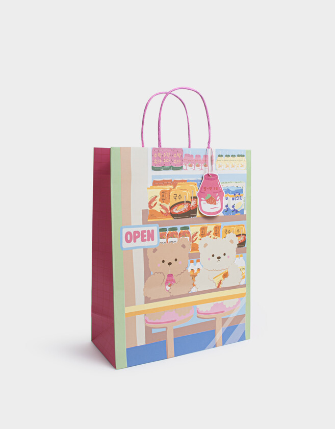 Accesorios Regalos Bolsa De Regalo L Korean Food - Combinacion Multicolor