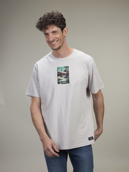 T-SHIRT PALM HUESO