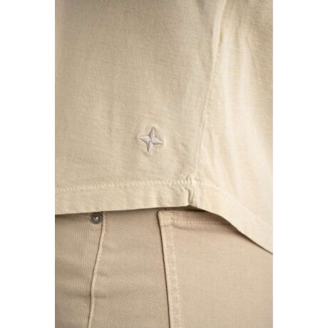 Remera Algodon Lavado Arena