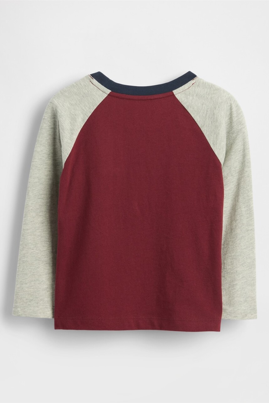 Remera Logo Gap Toddler Niño Red Delicious