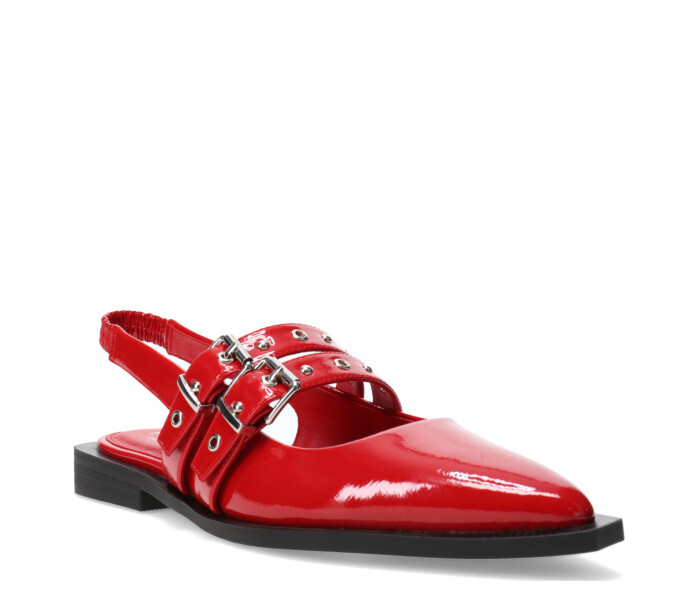 Zapatos de Mujer Miss Carol LAWN en punta Rojo