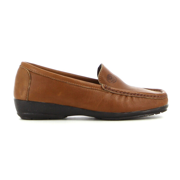 Mocasín Country de Mujer Superconfort Cuero Cognac