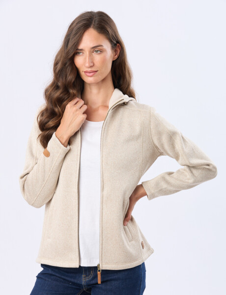 CAMPERA DE FELPA ESPECIAL Beige