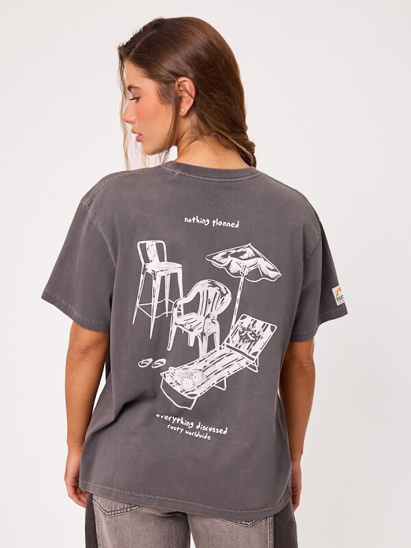 T-SHIRT PADELLA RUSTY Gris Oscuro