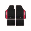 Sparco Alfombra Completo 4 piezas Rojo