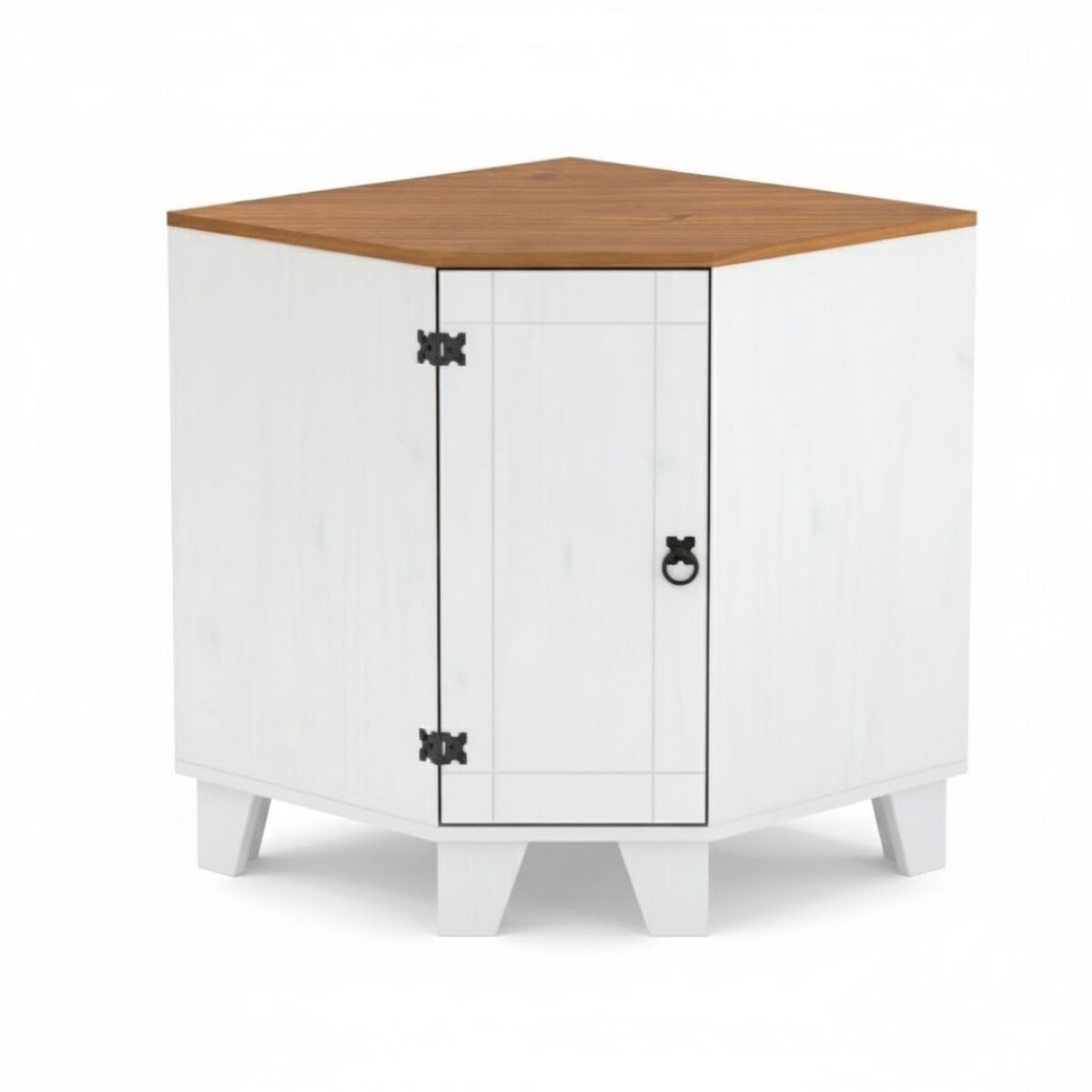 Bajo mesada esquinero Linea Naturale - Blanco 