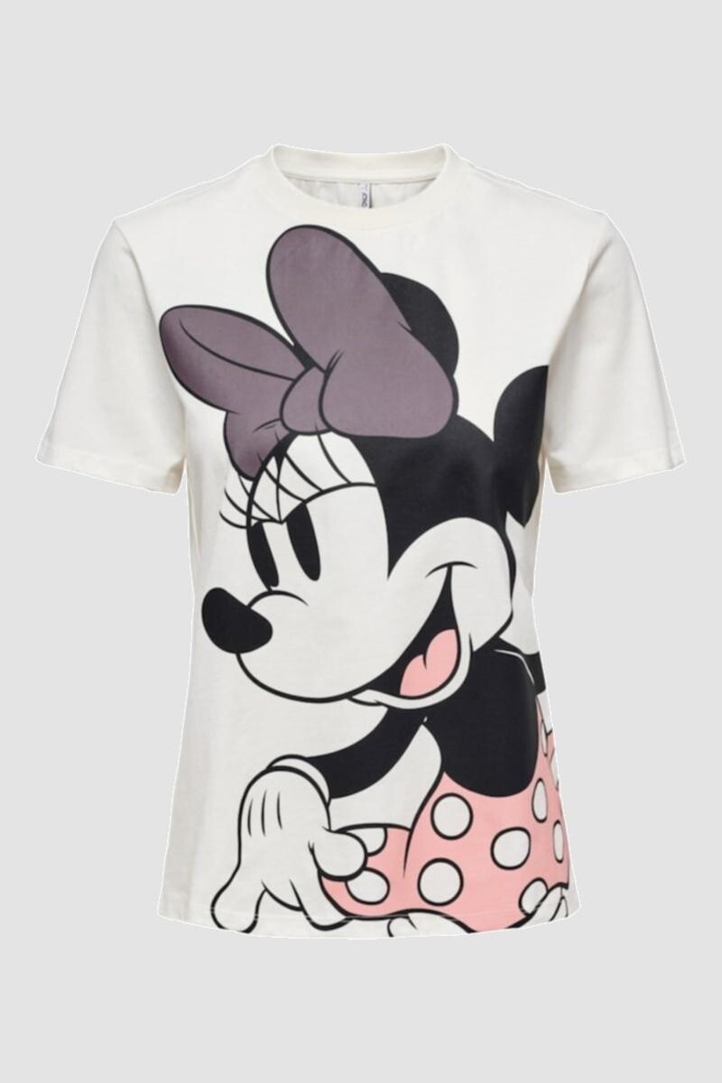 Camiseta Mickey Mouse Con Estampa. Manga Corta. - Tofu 