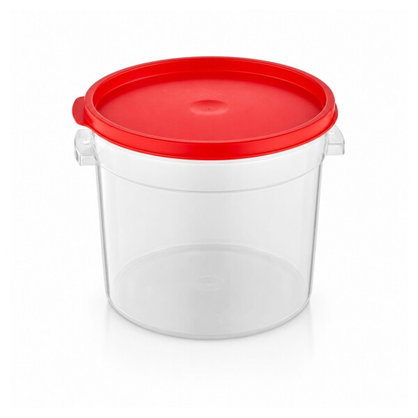 Contenedor redondo de polipropileno 6 L | Gastroplast GRPP6 Contenedor redondo de polipropileno 6 L | Gastroplast GRPP6