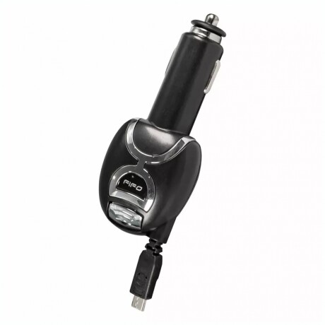 Cargador Para Auto Con Cable Retráctil FIFO Para Micro USB Cargador Para Auto Con Cable Retráctil FIFO Para Micro USB