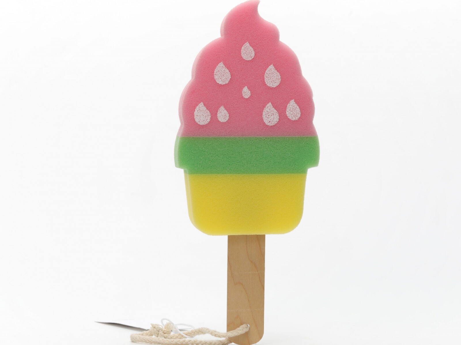 ESPONJA DE BAÑO CON FORMA DE HELADO 