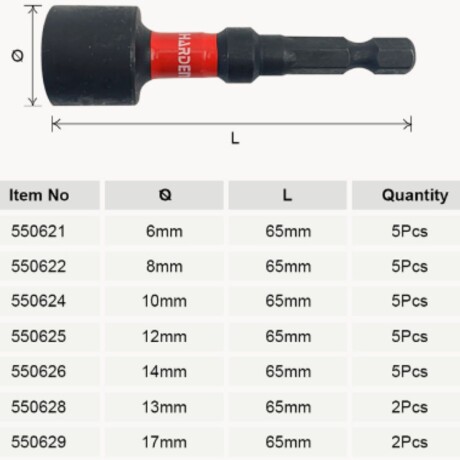 PUNTASHEXAGONALESMAGNETICAS13MM2PZSHARDEN++ N/a