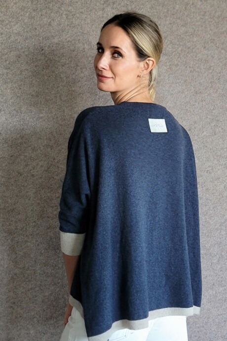 Sweater Made Azul Marino - Arena