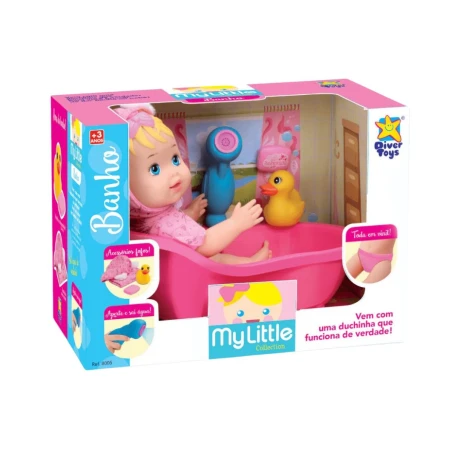 Muñeca My Little Collection con Bañera 001