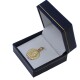 Medalla En Oro 18K amarillo Con Imagen De Angel 16 mm Medalla En Oro 18K amarillo Con Imagen De Angel 16 mm