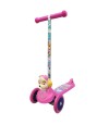Monopatín Infantil 3d Paw Patrol Con 3 Ruedas Oficial - Celeste Rosa