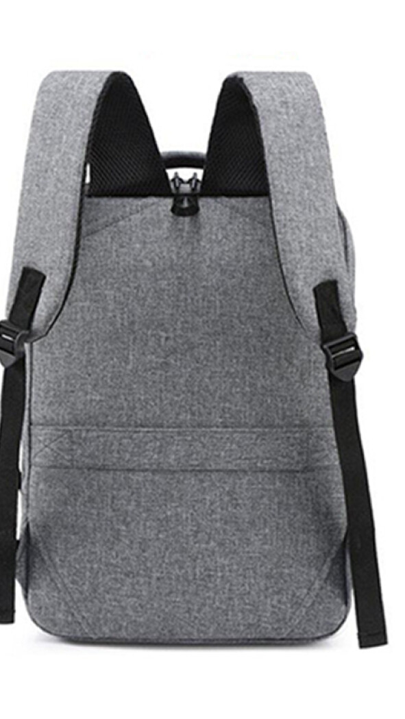 MOCHILA CHICAGO TRIBUNE GRIS