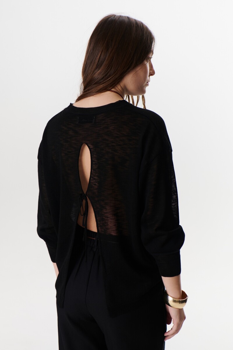 SWEATER ATAR NEGRO