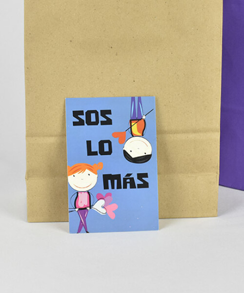 TARJETA 10X15 cm SOS LO MAS ANA Y TOM