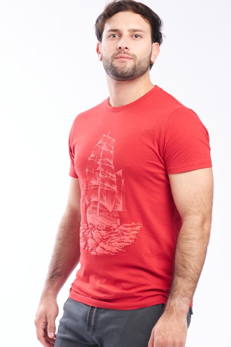 T-SHIRT TITAN 441 Rojo