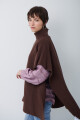 PONCHO ROMPEVIENTO MARRON