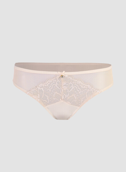 BOMB. MICROFIBRA & PUNTILLA BEIGE