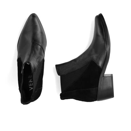 BOTA VENET - CUERO PRAGA NEGRO
