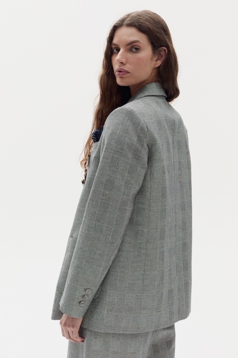 Blazer Joseph en Lino y Algodón Wilfred Checks
