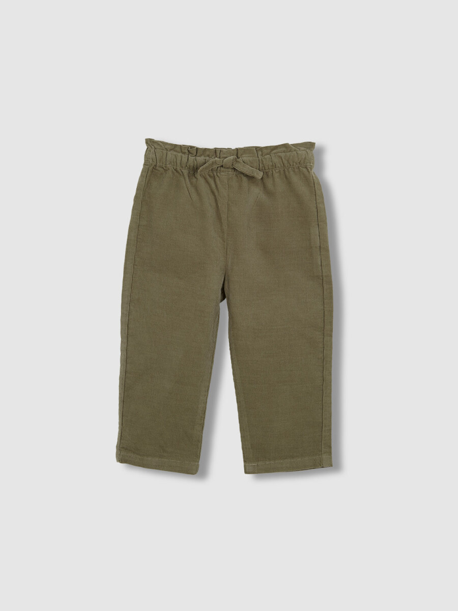 Pantalon De Micropana Verde Viejo