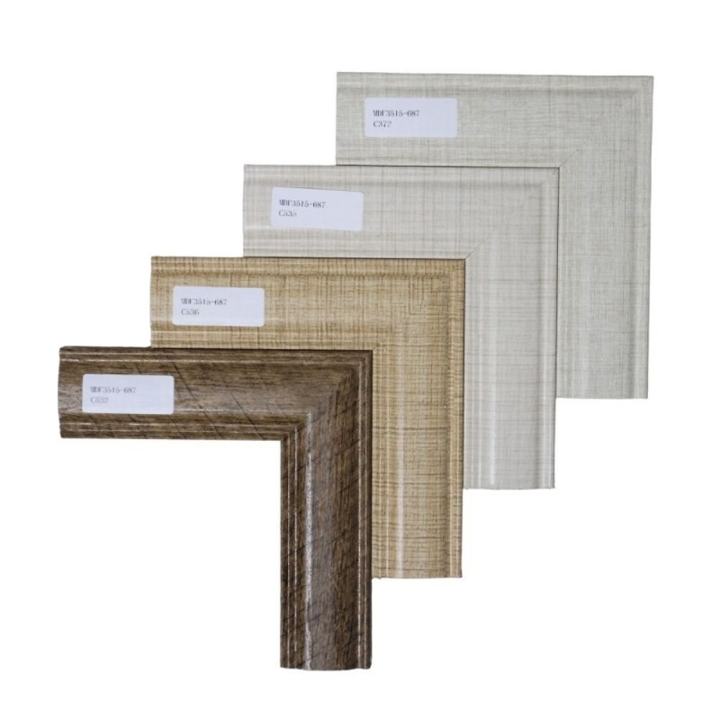 Portarretrato 13x18 dos tonos texturas naturales MARRON