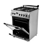 Cocina combinada Futura Plus FUT-60-CM4X Barcelona Inox acero inoxidable