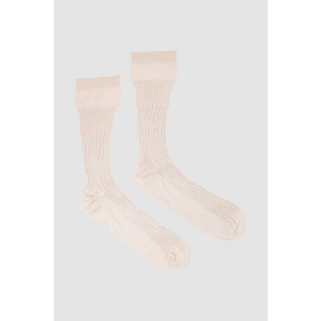 Medias compresion controlada algodon hombre Beige