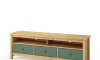 Rack TV 3 Cajones Madera Natural - Mari Verde