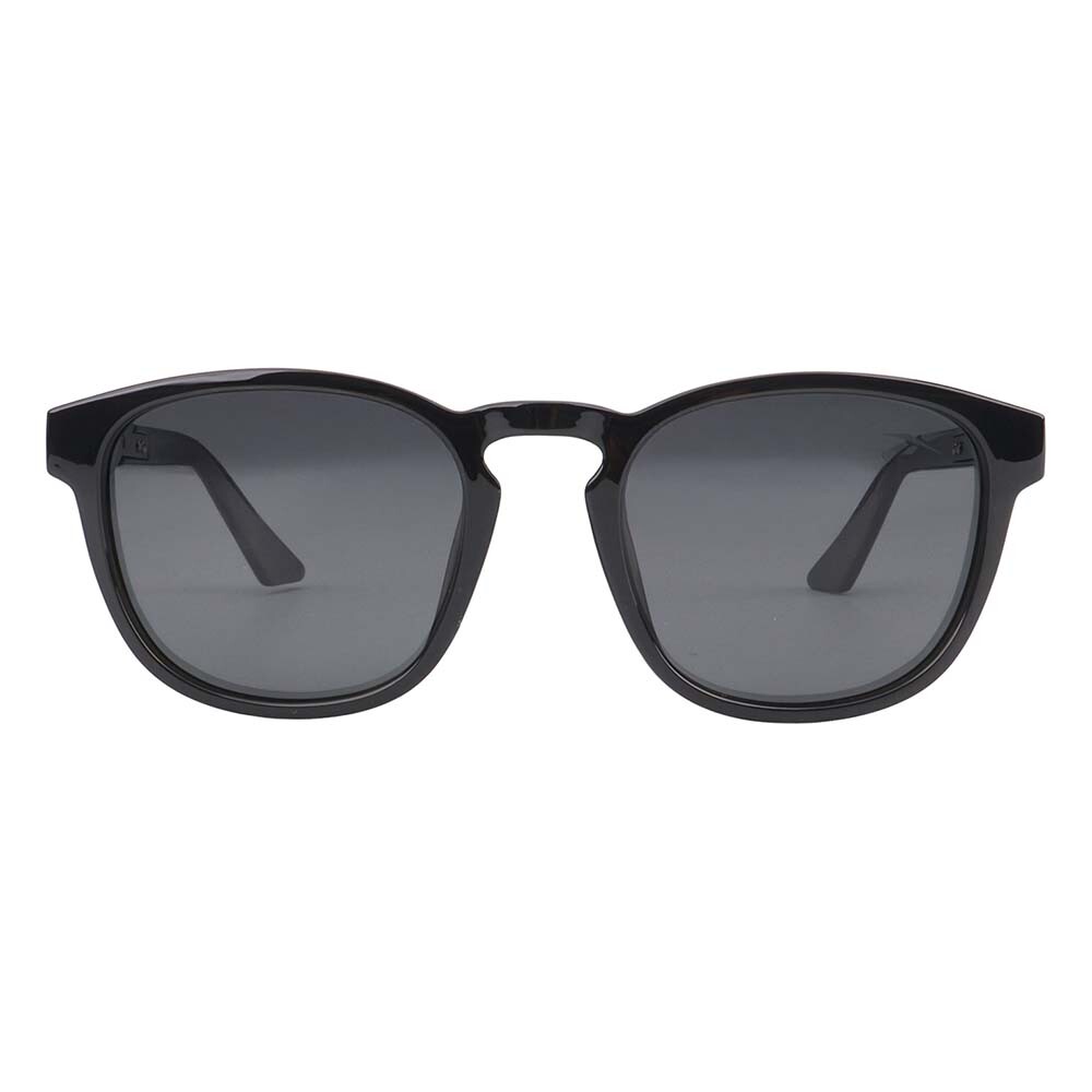 Lentes De Sol De Policarbonato Redondo Reebok Negro/Negro