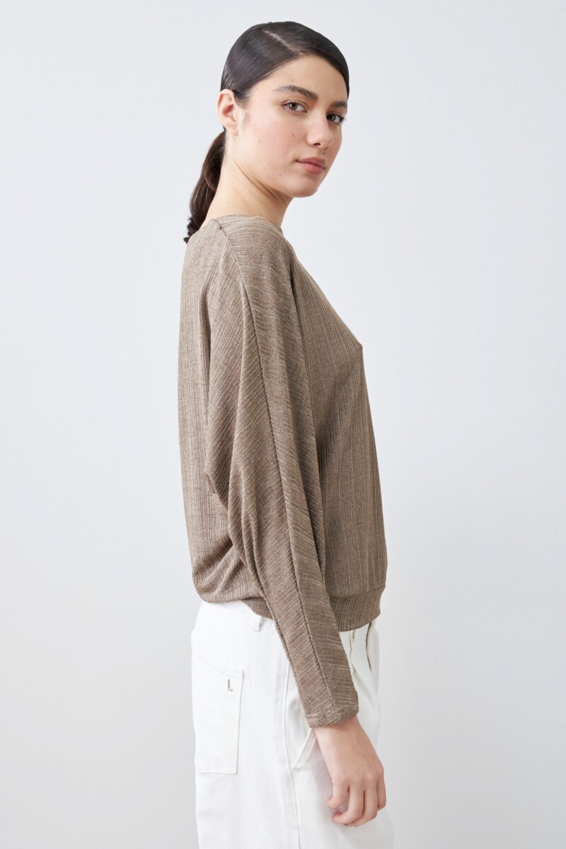 Blusa manga dollman verde oliva