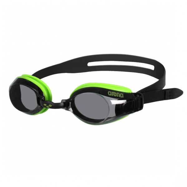 Lentes De Natación Para Adultos Arena Zoom X-Fit Goggles Ahumado, Verde Lima y Negro