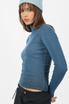 Top Polera Patch Indigo